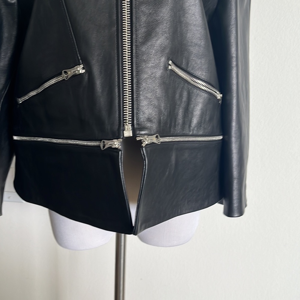 Golden goose deluxe brand Woman’s jacket leather size large black - Picture 3 of 16